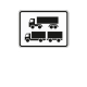 Zusatzzeichen 1048.15 Nur Sattelkraftfahrzeuge und Lastkraftwagen mit Anhänger