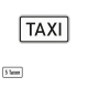 Zusatzzeichen 1050.30 Taxi