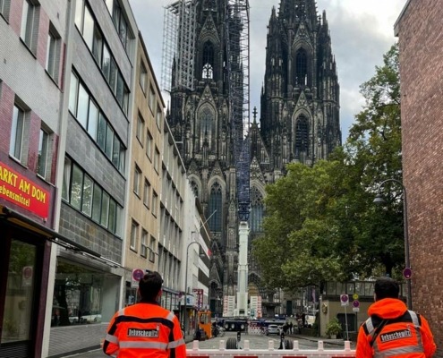 Verkehrssicherung am Kölner Dom